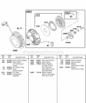 Page N Diagram and Parts List for 085432-0230-B1  Briggs and Stratton Engine